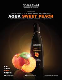 Lube AQUA SWEET PEACH 4 OZ