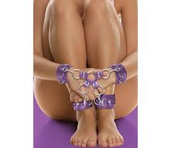 Hand And Leg cuff Set in Purple