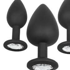 SILICONE GEM ANAL KIT BLACK