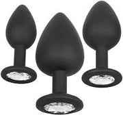 SILICONE GEM ANAL KIT BLACK