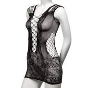 Scandal Peek-A-Boo Black Mini Dress OSXL