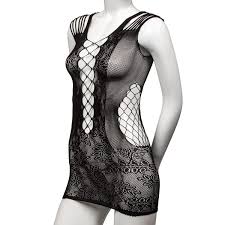 Scandal Peek-A-Boo Black Mini Dress OSXL