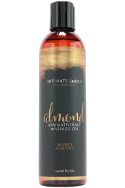 Intimate Earth Aromatherapy Massage Oil - 8oz, Honey Almond