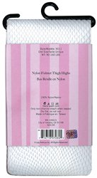 Leg Avenue Fishnet Stockings, White, One Size