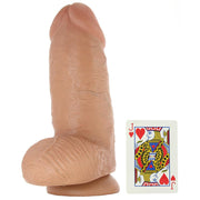 King Cock 10 Inch Chubby Ivory Tan Dildo Balls Card Comparison