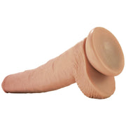 King Cock 14" Cock with Balls in Tan