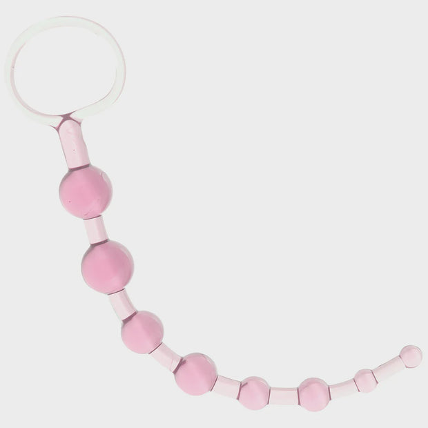 First Time Love Anal Beads in Pink