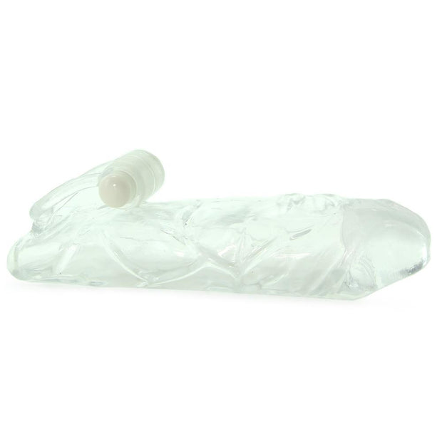 Vibrating Super Sleeve in Clear