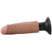 King Cock 6" Vibrating Suction Cup Dildo in Tan