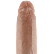King Cock 9" Vibrating Ballsy Dildo in Tan
