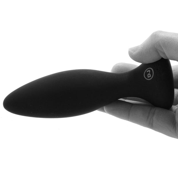 A-Play Beginner Vibrating Remote Butt Plug in Black