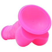 Colours 7" Firm Silicone Dildo in Pink