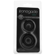 Renegade Double Stack Cock Rings in Black