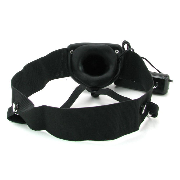 Fetish Fantasy Unisex Hollow Strap On Vibe in Black