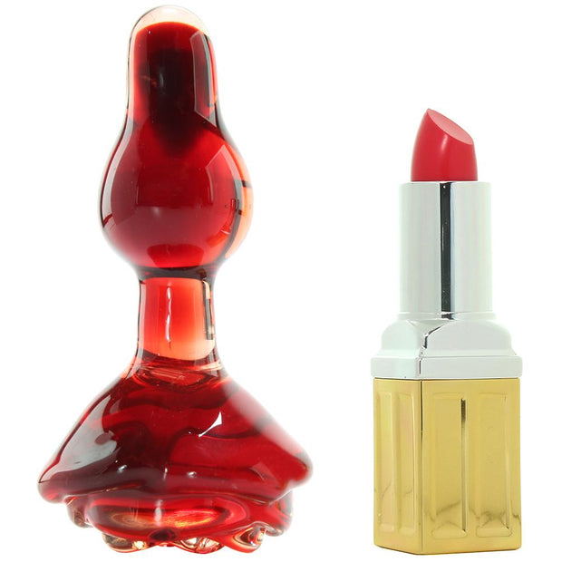 Icicles No. 76 Glass Plug in Red