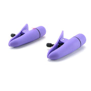 Nipplettes Vibrating Nipple Clamps in Purple