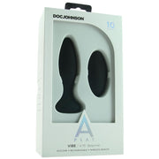 A-Play Beginner Vibrating Remote Butt Plug in Black