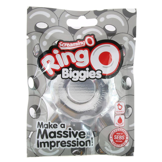 RingO Biggies Cock Ring in Clear