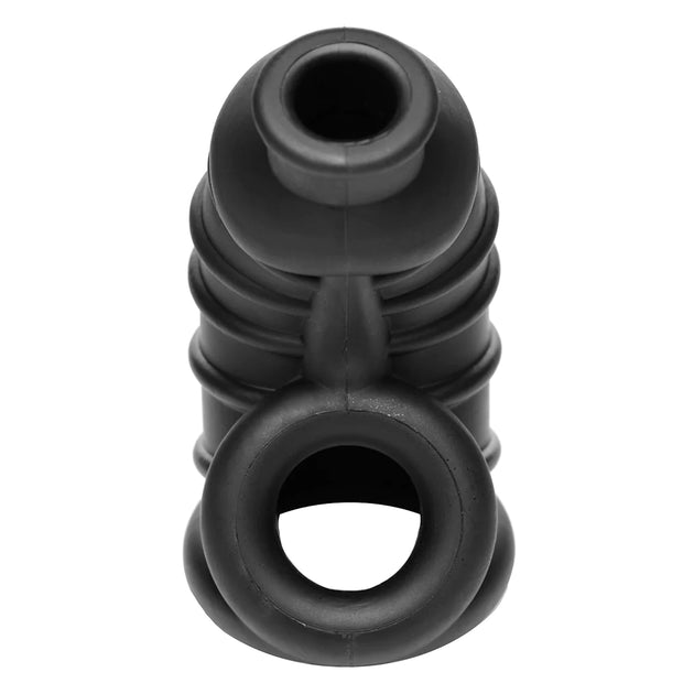 Master Series Dark Chamber Silicone Chastity Cage