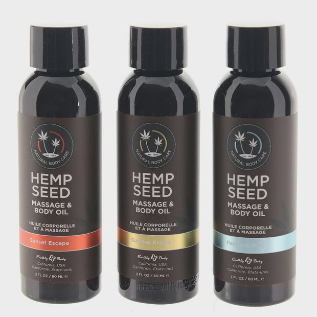 Hemp Seed Massage Oil Summer 2023 Gift Set