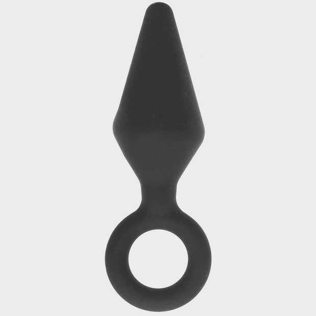 Anal Adventures Platinum Loop Plug in Medium