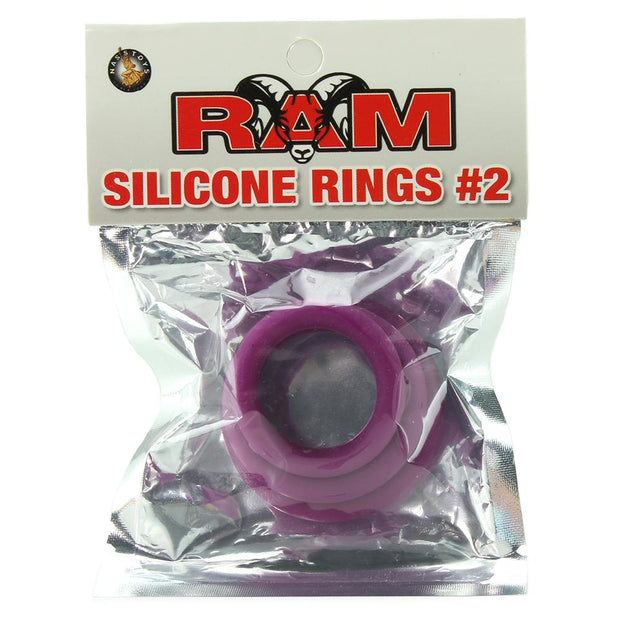 Silicone Cock Rings #2 in Purple