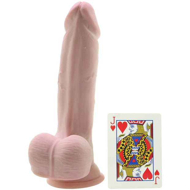 King Cock Plus Triple Density 7.5" Cock with Balls in Flesh