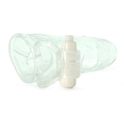 Vibrating Super Sleeve in Clear