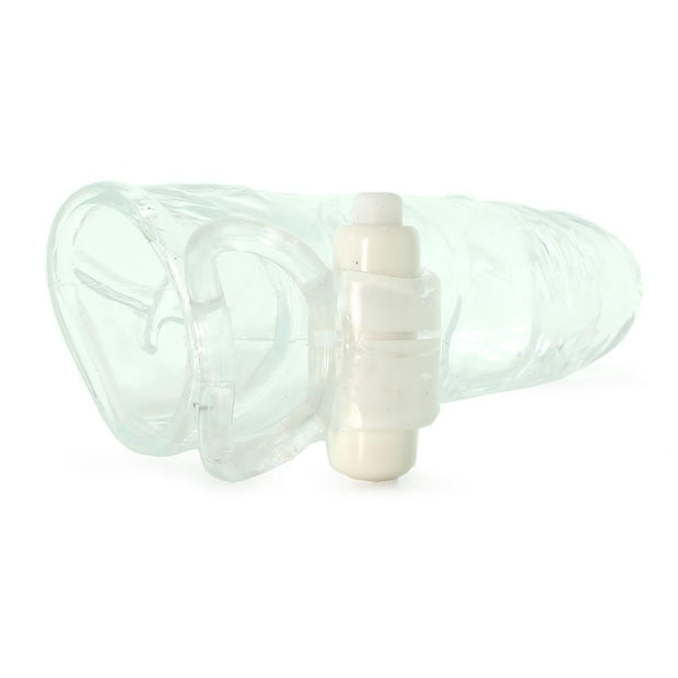 Vibrating Super Sleeve in Clear