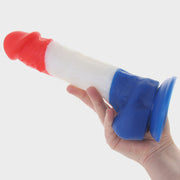 Colours Pleasures 8 Inch Tricolor Dildo