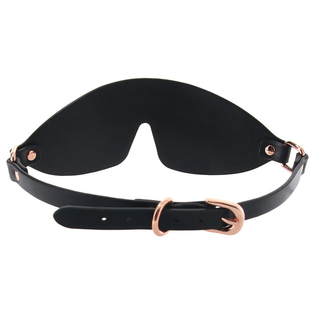 Bondage Couture Blindfold in Rose Gold