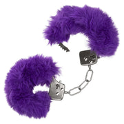 Ultra Fluffy Furry Cuffs in Purple