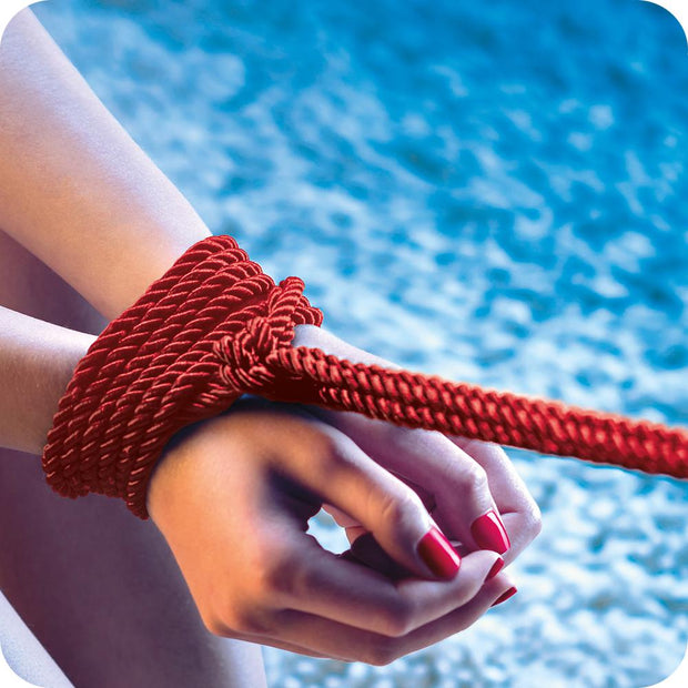 Scandal BDSM Rope 98.5'/30m in Red
