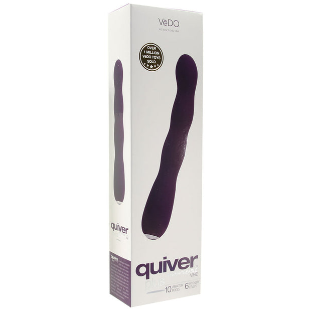 Quiver Plus Rechargeable Vibe in Deep Purple