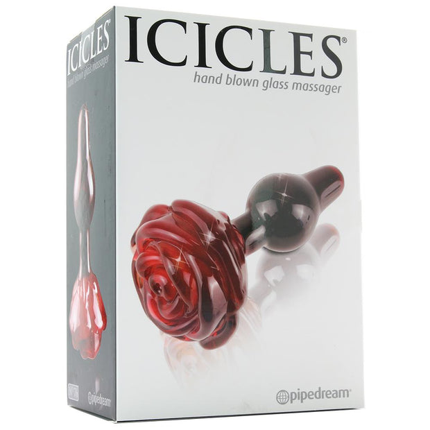 Icicles No. 76 Glass Plug in Red