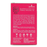 ON Ice Vibrating & Cooling Female Arousal Oil in .17oz/5mL