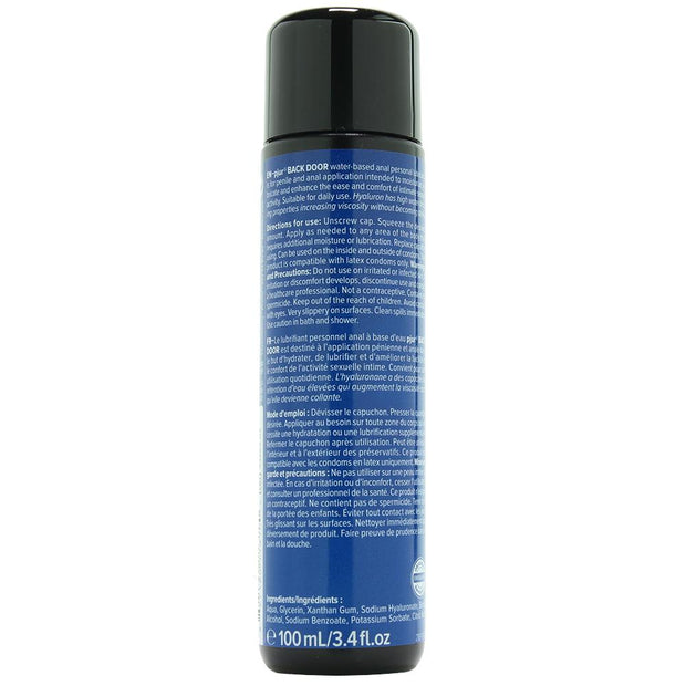 Back Door Water Based Anal Lubricant in 3.4oz/100ml