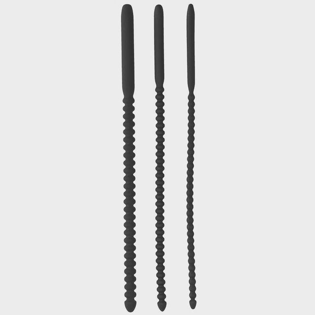 Ouch! Beaded Silicone Urethral Sounding Set