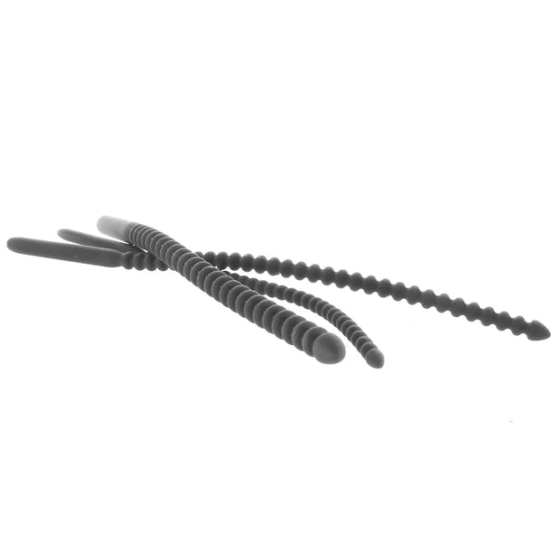 Ouch! Beaded Silicone Urethral Sounding Set