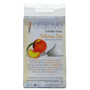 Oralove Delicious Duo Lickable Lubes in Peaches & Cream