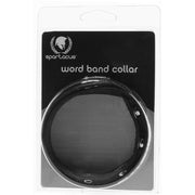 F**k Me Leather Word Band Collar