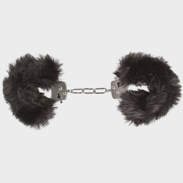 Ultra Fluffy Furry Cuffs in Black