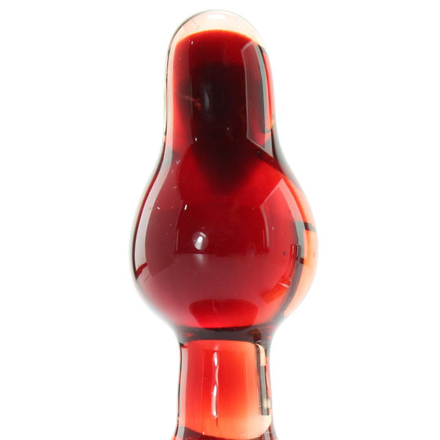 Icicles No. 76 Glass Plug in Red