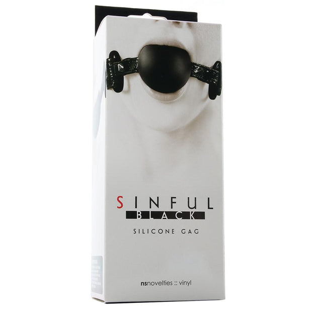 Sinful Ball Gag Black