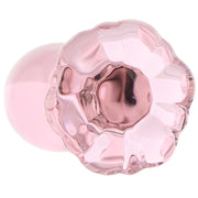 Crystal Glass Flower Plug in Pink
