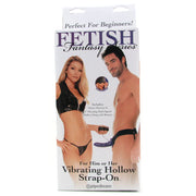 Fetish Fantasy Unisex Hollow Strap-On Vibe in Purple