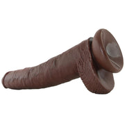 King Cock 14" Cock with Balls in Chocolate