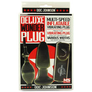 Deluxe Wonder Inflatable Butt Plug in Black