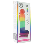 Colours Pride Edition 5 Inch Silicone Dildo in Rainbow