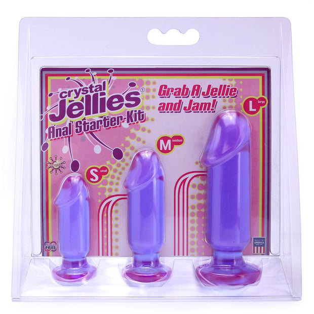Crystal Jellies Anal Starter Kit in Purple